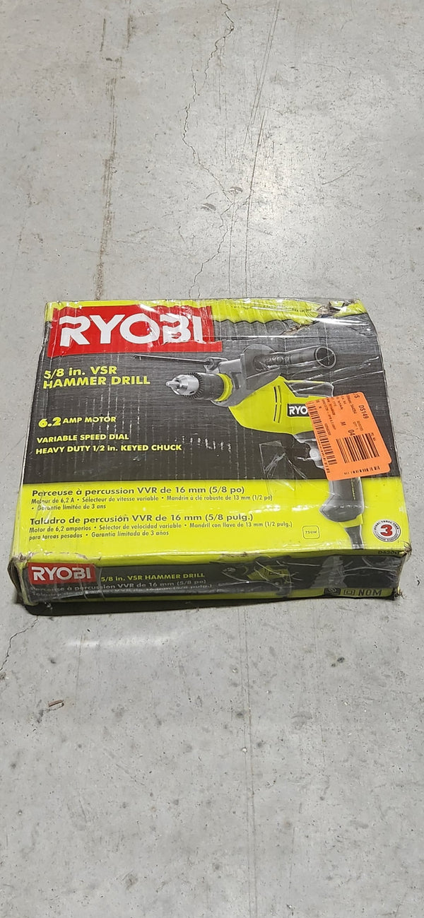 RYOBI 6.2 Amp Corded 5/8 in. Variable Speed Hammer Drill D620H