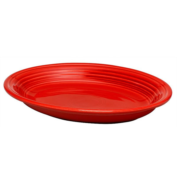Fiesta 13-5/8-Inch Scarlet Vitrified Ceramic Lead-Free Glaze Plate - Perfect for Everyday Dining!