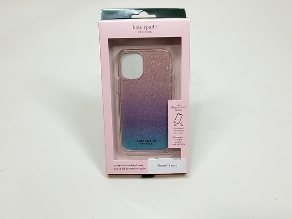 Kate Spade New York Protective Case Apple iPhone 12 Mini Ombre Glitter - Pink/Purple/Blue