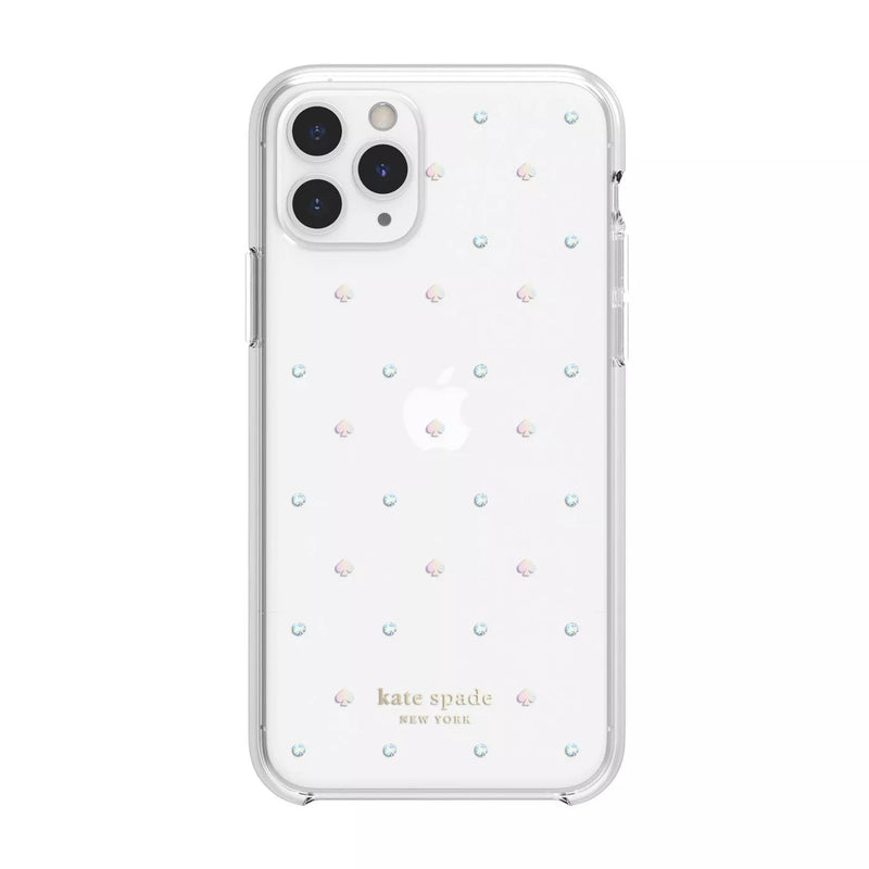Kate Spade New York Protective Hardshell Case iPhone 11 Pro Max/XS Max - Spade Pin Dot Iridescent