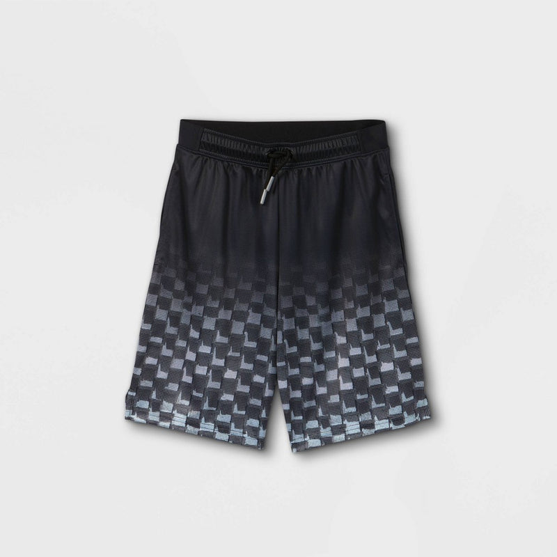 Boys' Geometric Ombre Performance Shorts - All in MotionBlack XL