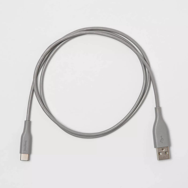 Heyday 3' USB-C to USB-A Round Cable - Wild Dove