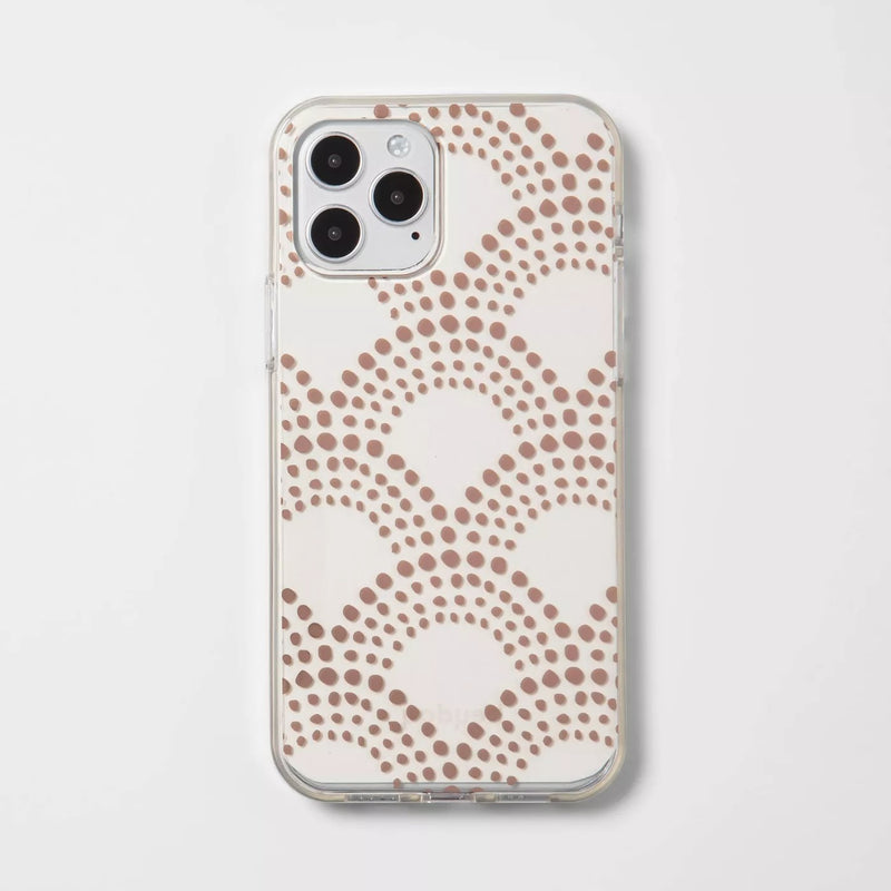 Heyday Apple iPhone 12/iPhone 12 Pro Case - Scallop Dot