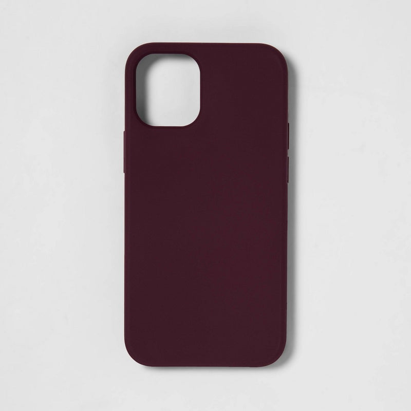 Heyday Apple iPhone 12 Mini Silicone Case - Mulberry Purple
