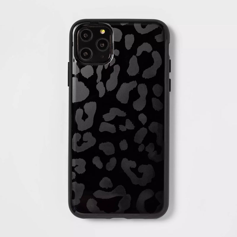 Heyday Apple iPhone 11 Pro Max/XS Max Case - Black Leopard Print
