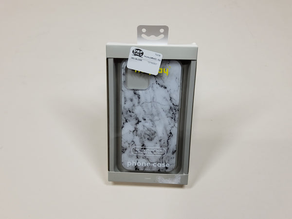 Heyday Apple iPhone 12 Pro Max Case - White Marble