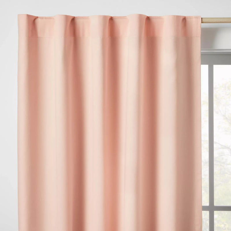 84" Blackout Twill Solid Panel Pink - Pillowfort