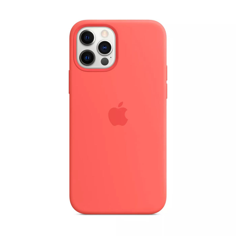 Apple iPhone 12 / 12 Pro Silicone Case with MagSafe - Pink Citrus
