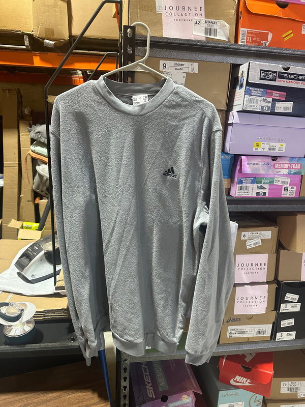 Men's Adidas Core Sweatshirt, Size: XL, Med Grey