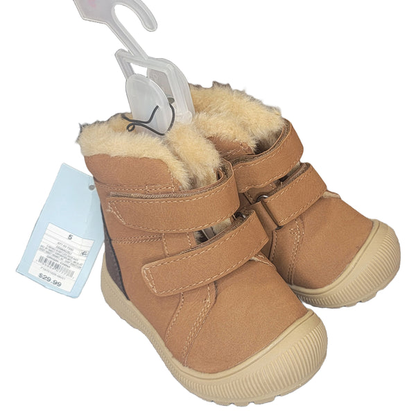 Toddler Eli Slip-On Winter Boots - Cat & Jack Cognac 5