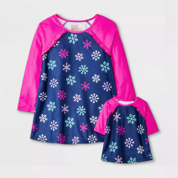 Toddler Girls' Snowflake 'Doll and Me' NightGown - Cat & Jack2T