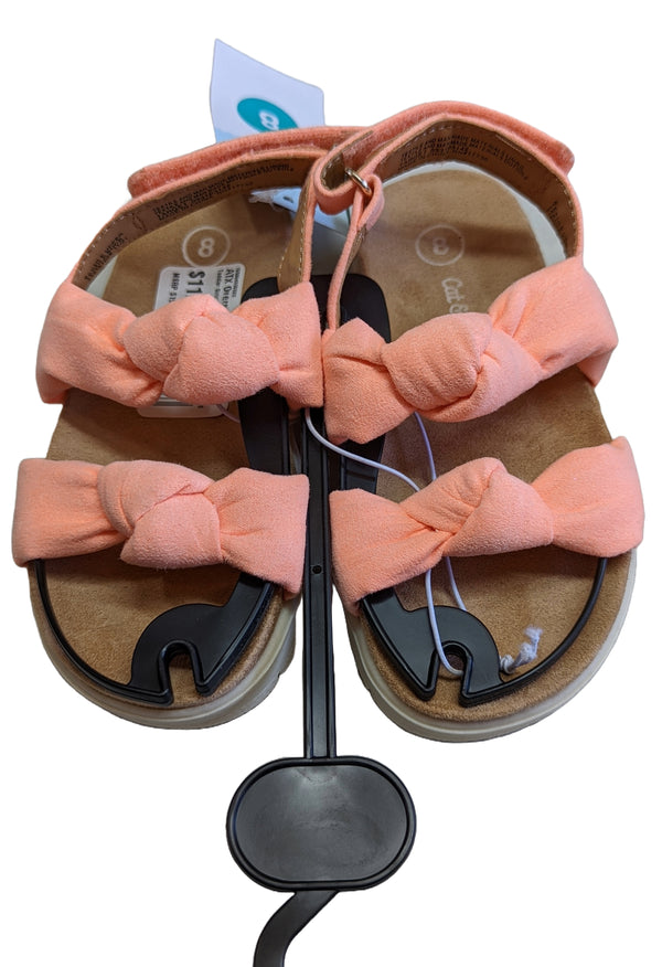 Toddler Girls' Cate Footbed Sandals - Cat & Jack Pink 8