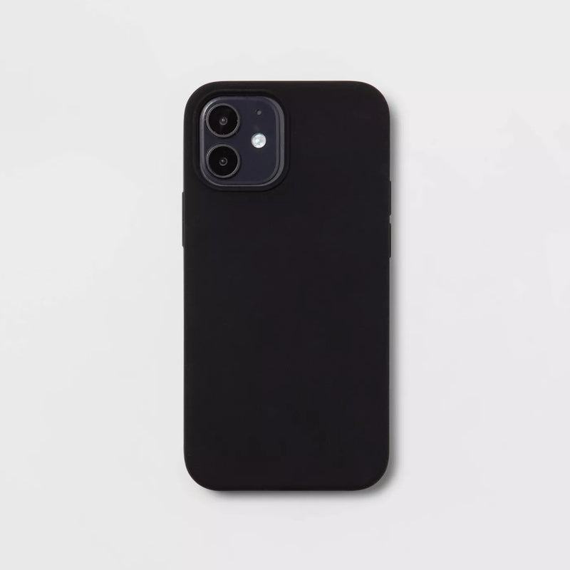 Heyday Apple iPhone 13 mini/iPhone 12 mini Silicone Case - Black Pug