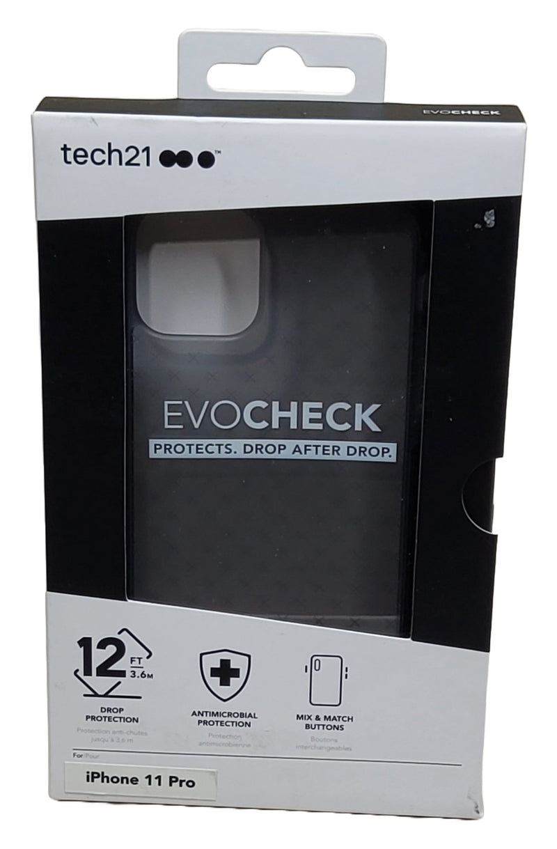 Tech21 Apple iPhone 11 Pro/X/XS Evo Check Case - Smokey/Black