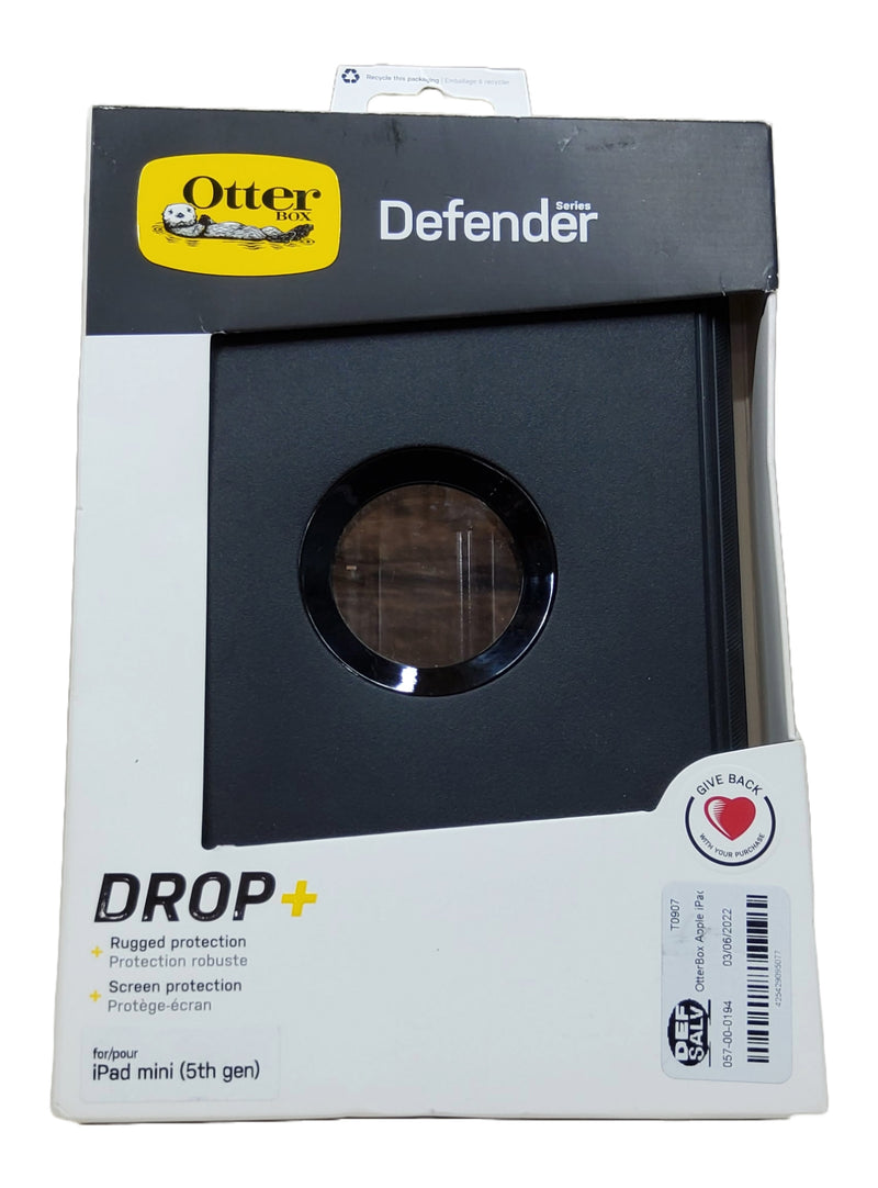 OtterBox Apple iPad Mini 5 Defender Case - Black