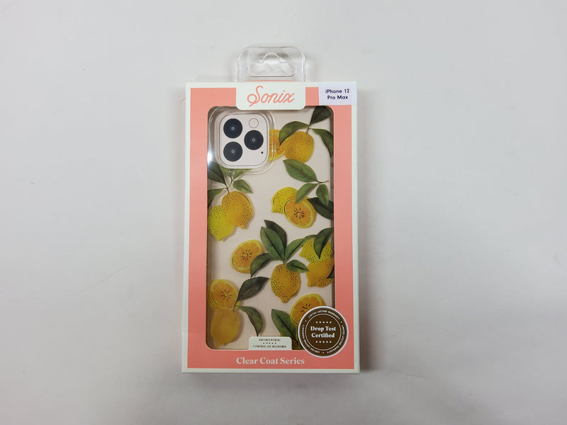 Sonix Apple iPhone 12 Pro Max Clear Coat Case - Lemon Zest