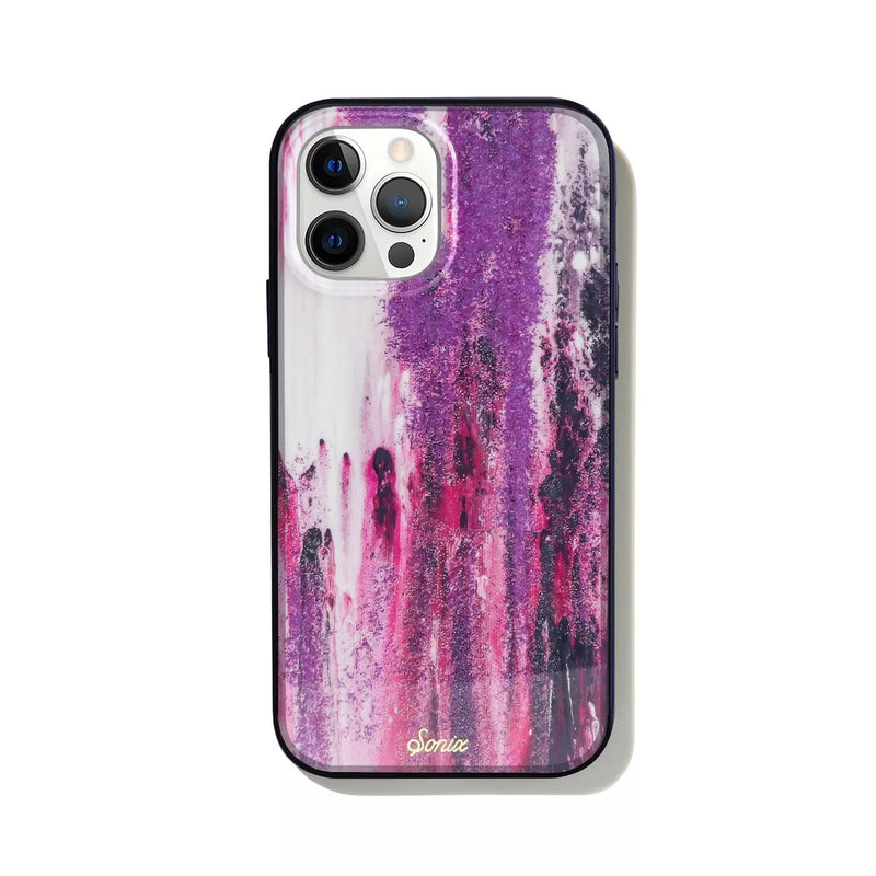 Sonix iPhone 12 Pro Max Purple Rain Case - Purple & Pink Glitter with UV Coating for iPhone 12 Pro Max