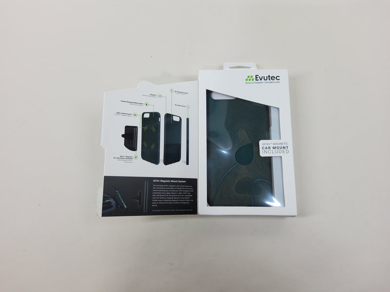 Evutec Apple iPhone 8 Plus/7 Plus/6s Plus/6 Plus Nylon Case with AFIX+ Vent Mount - Green