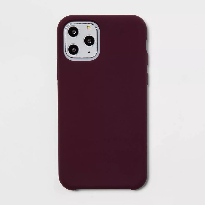 Heyday Apple iPhone 11 Pro/X/XS Silicone Phone Case - Mulberry Purple