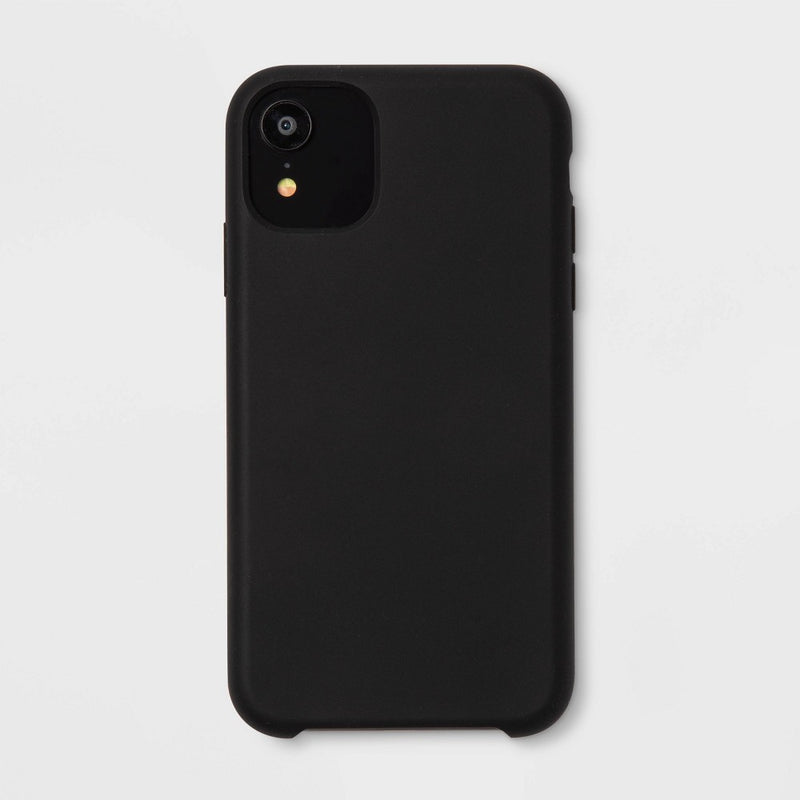 Heyday Silicone Case for Apple iPhone 11 and XR - Black, Silicone Material!