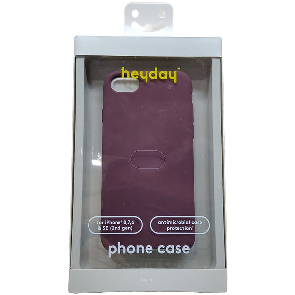 Heyday Apple iPhone SE (2nd Gen) Silicone Case - Mulberry Purple - Silicone