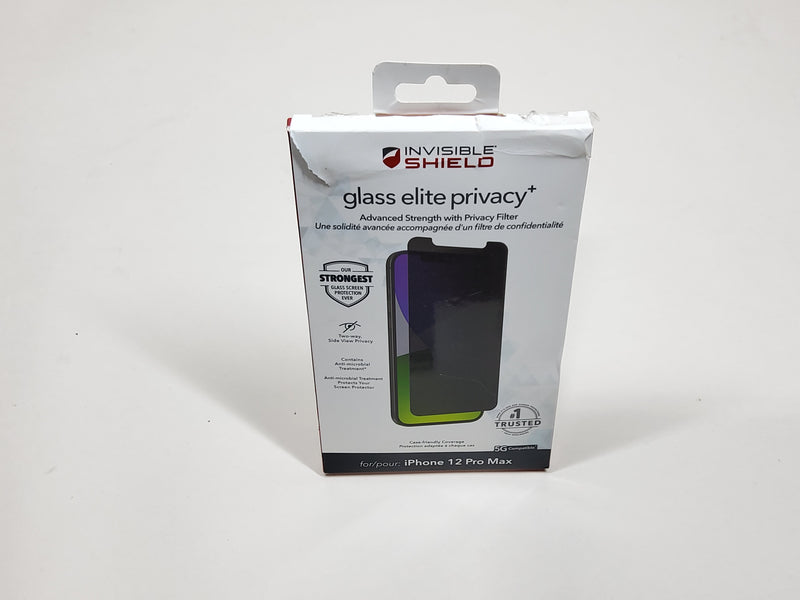 ZAGG Apple iPhone 12 Pro Max InvisibleShield Glass Elite Privacy Screen Protector