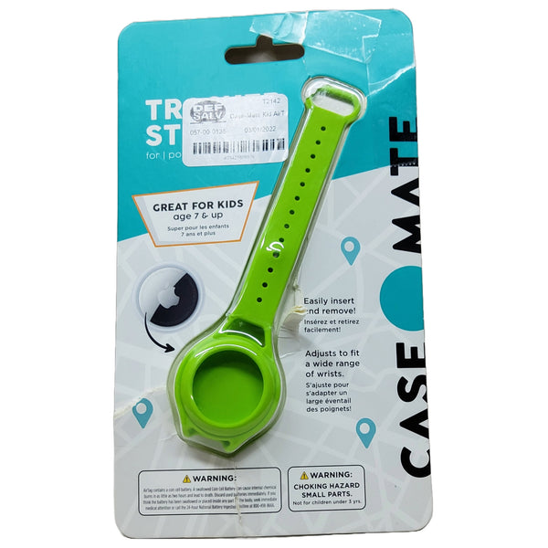 Case-Mate Kid AirTags Wrist Strap - Lime