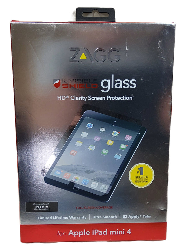 ZAGG InvisibleShield Tempered Glass Screen Protector, Clear, Fortified Tempered Glass