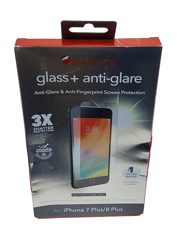 ZAGG Apple iPhone 8 Plus/7 Plus/6s Plus/6 Plus InvisibleShield Glass+ Smudge Proof Screen Protector
