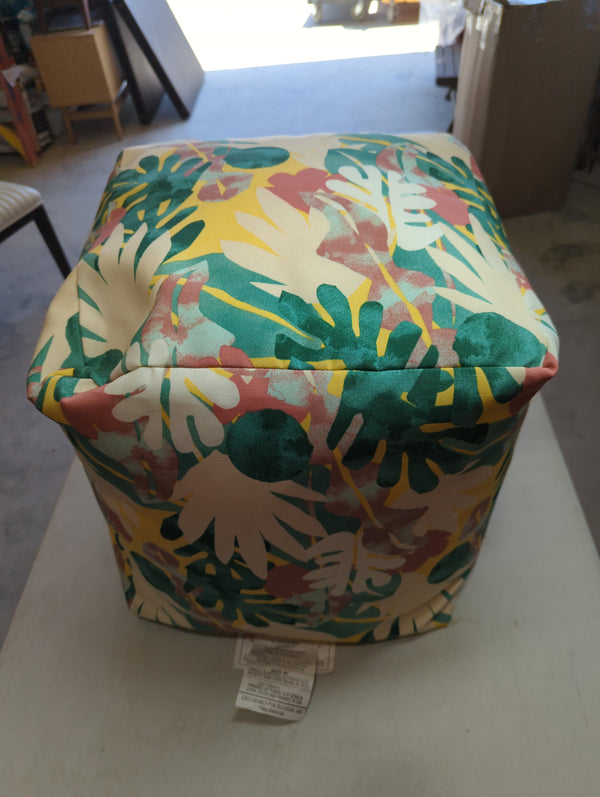 Floral Outdoor Pouf Marin - Opalhouse designed with Jungalow